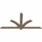 Ekena Millwork Redmond Smooth Timber Gable Bracket, Douglas Fir, 60"W x 30"H x 1 1/2"D x 3 1/2"F, 12/12 Pitch GBW060X30X0204RED00SDF - alternate 3